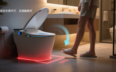 from "press" to "Sweep one foot" - Decrypt intelligent toilet laser foot sensation application