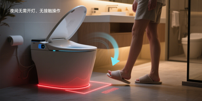 Vom "Klicken" zum "Fegen" – Entschlüsseln Sie intelligente Toiletten-Laserfüßensanwendungen
